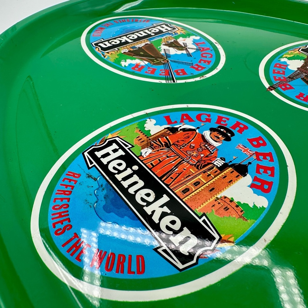 Heineken Metal/Tin Serving Tray Around the World - Picture 7 of 9